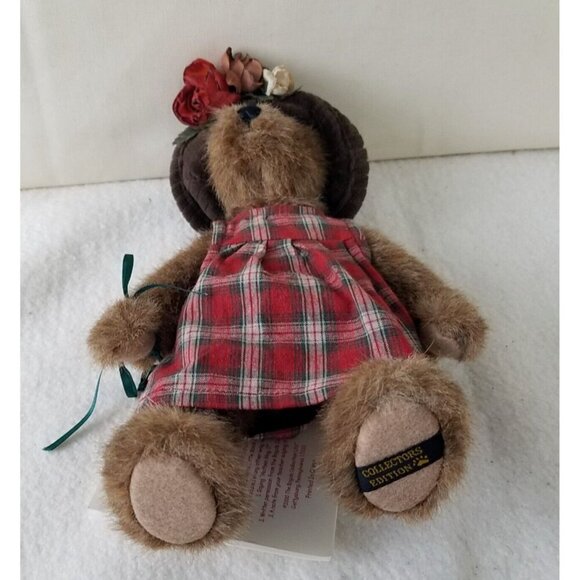 Boyds Bears Lizzie Wishkabibble #50002 Special Event Piece NWT‎ plaid dress hat - Picture 6 of 12